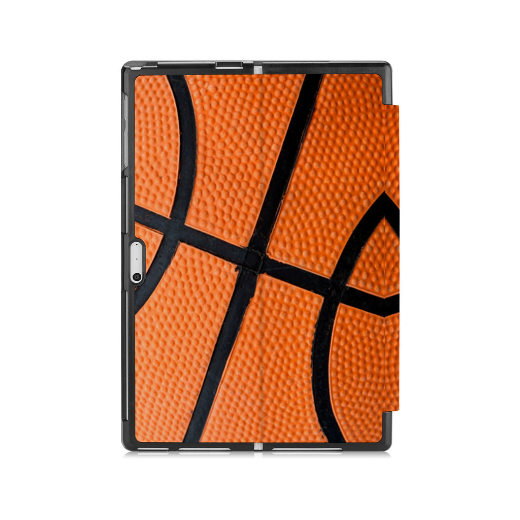 the back side of Personalized Microsoft Surface Pro and Go Case with Sport design