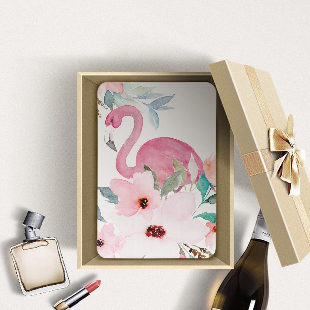 Personalized Samsung Galaxy Tab Case with Flamingo design in a gift box