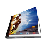 Auto wake and sleep function of the personalized iPad folio case with Horse design 