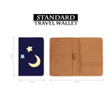 standard size of personalized RFID blocking passport travel wallet with Fairytale Land design