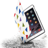 Drop protection from the personalized iPad folio case with Geometry Pattern design 
