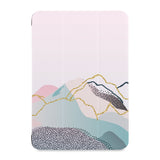 the front view of Personalized Samsung Galaxy Tab Case with Marble Art design