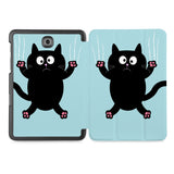the whole printed area of Personalized Samsung Galaxy Tab Case with Cat Kitty design