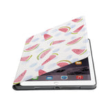 Auto wake and sleep function of the personalized iPad folio case with Fruit Red design 