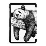 the back view of Personalized Samsung Galaxy Tab Case with Cute Animal design