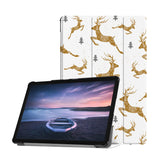 Personalized Samsung Galaxy Tab Case with Christmas design provides screen protection during transit