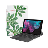 the Hero Image of Personalized Microsoft Surface Pro and Go Case with Flat Flower design