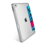 Vista Case iPad Premium Case with Butterfly Design has HD Clear back case allowing asset tagging for the tablet in workplace environment.