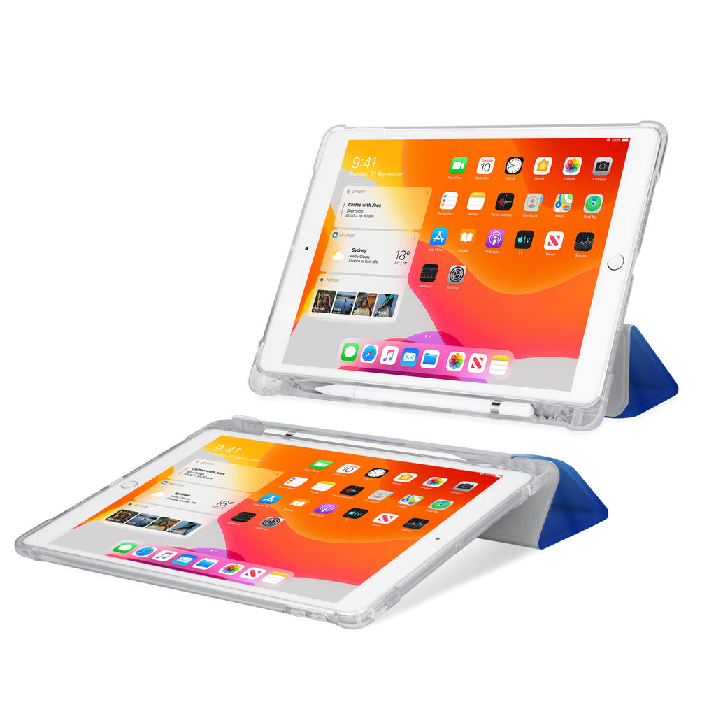 iPad SeeThru Casd with Horse Design Rugged, reinforced cover converts to multi-angle typing/viewing stand