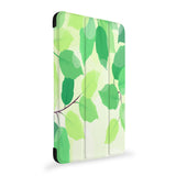 the side view of Personalized Samsung Galaxy Tab Case with Leaves design