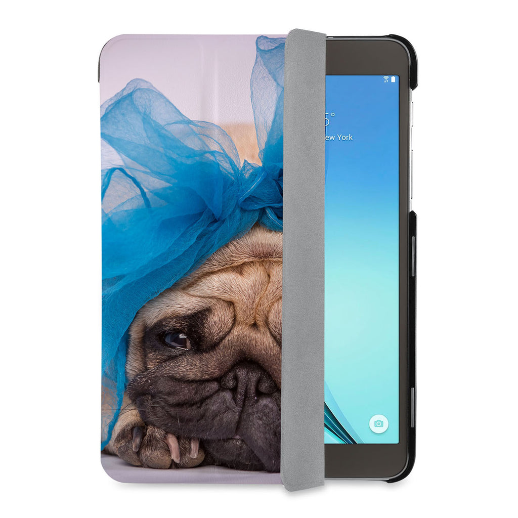 auto on off function of Personalized Samsung Galaxy Tab Case with Dog design - swap