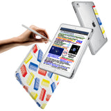 Vista Case iPad Premium Case with Retro Game Design has trifold folio style designed for best tablet protection with the Magnetic flap to keep the folio closed.