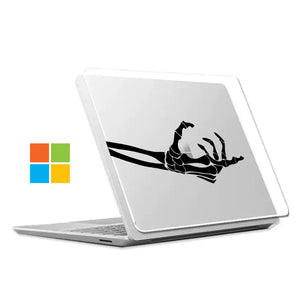 The #1 bestselling Personalized microsoft surface laptop Case with Bones design