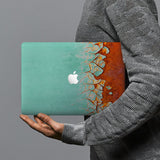 hardshell case with Rusted Metal design combines a sleek hardshell design with vibrant colors for stylish protection against scratches, dents, and bumps for your Macbook