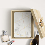 Personalized Samsung Galaxy Tab Case with Marble 2020 design in a gift box