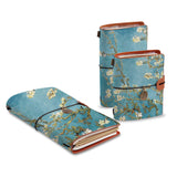 three size of midori style traveler's notebooks with Oil Painting design