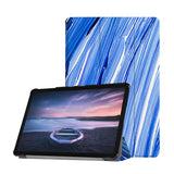 Personalized Samsung Galaxy Tab Case with Futuristic design provides screen protection during transit