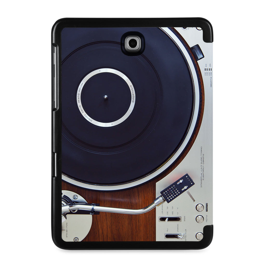 the back view of Personalized Samsung Galaxy Tab Case with Retro Vintage design