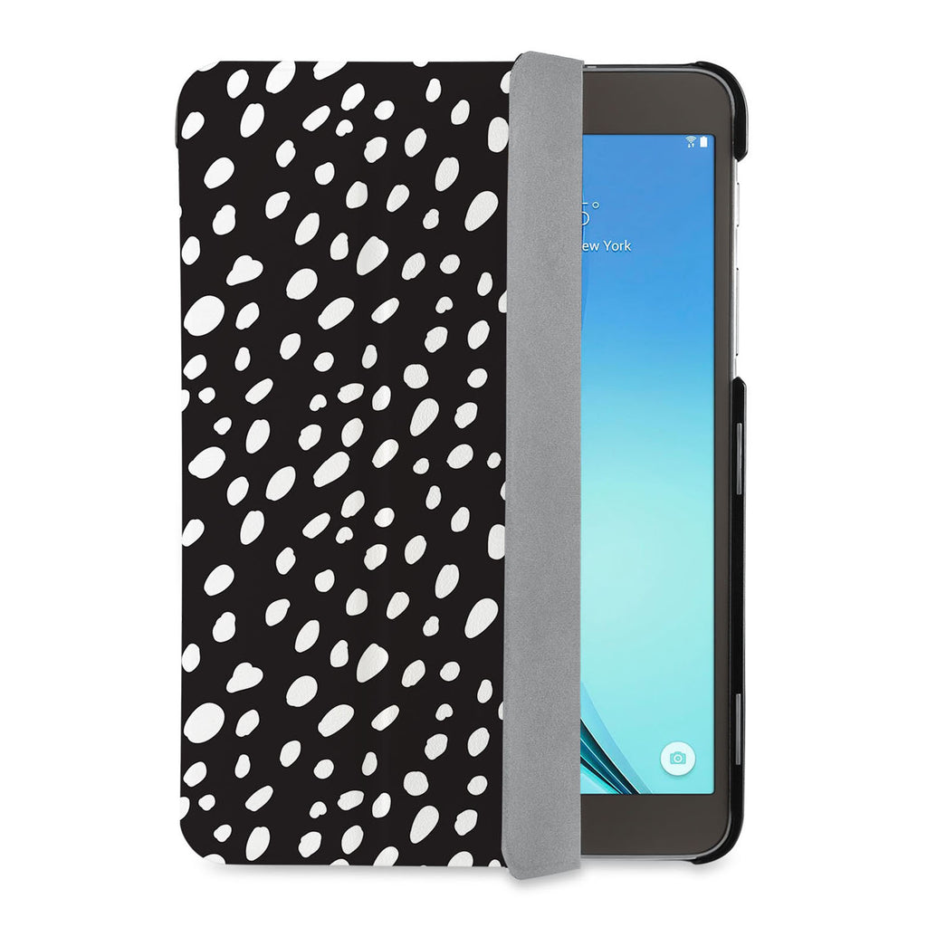 auto on off function of Personalized Samsung Galaxy Tab Case with Polka Dot design - swap