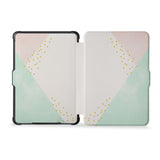 the whole front and back view of personalized kindle case paperwhite case with Simple Scandi Luxe design