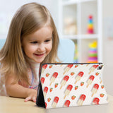 Enjoy the videos or books on a movie stand mode with the personalized iPad folio case with Sweet design