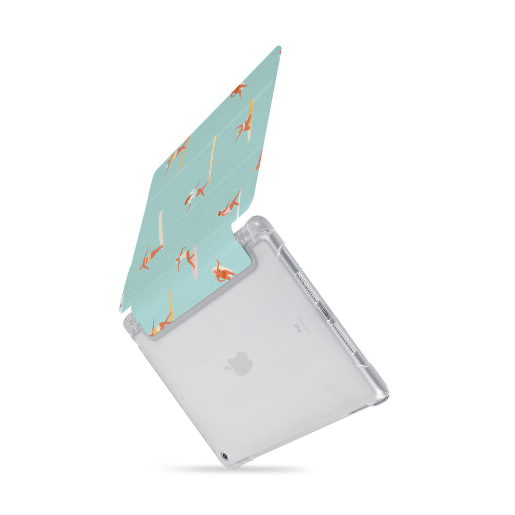 iPad SeeThru Casd with Summer Design  Drop-tested by 3rd party labs to ensure 4-feet drop protection