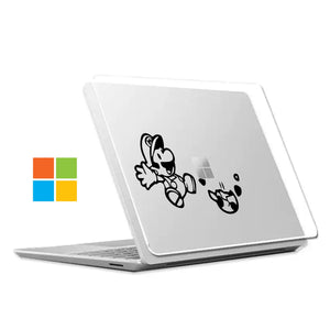The #1 bestselling Personalized microsoft surface laptop Case with Super Mario design