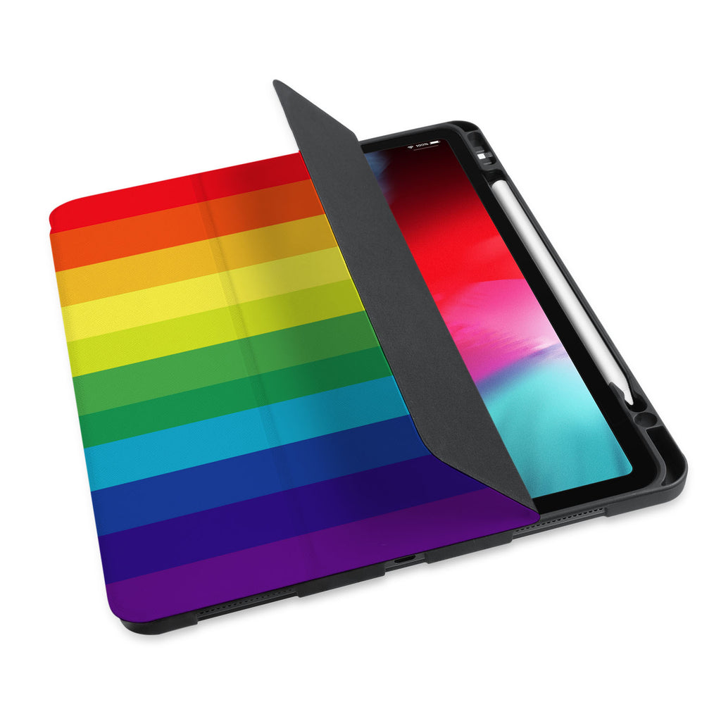 Buy Personalized iPad Case with Pencil Holder - Rainbow – Vista Case