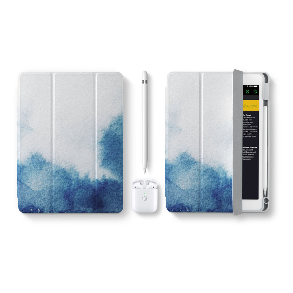 Vista Case iPad Premium Case with Abstract Ink Painting Design perfect fit for easy and comfortable use. Durable & solid frame protecting the tablet from drop and bump.