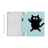 iPad SeeThru Casd with Cat Kitty Design Fully compatible with the Apple Pencil