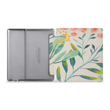 The whole view of Personalized Kindle Oasis Case with Pink Flower design