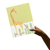 Designed to be the lightest weight of  personalized iPad folio case with Cute Animal 2 design