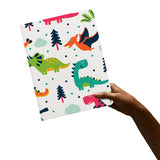 Designed to be the lightest weight of  personalized iPad folio case with Dinosaur design