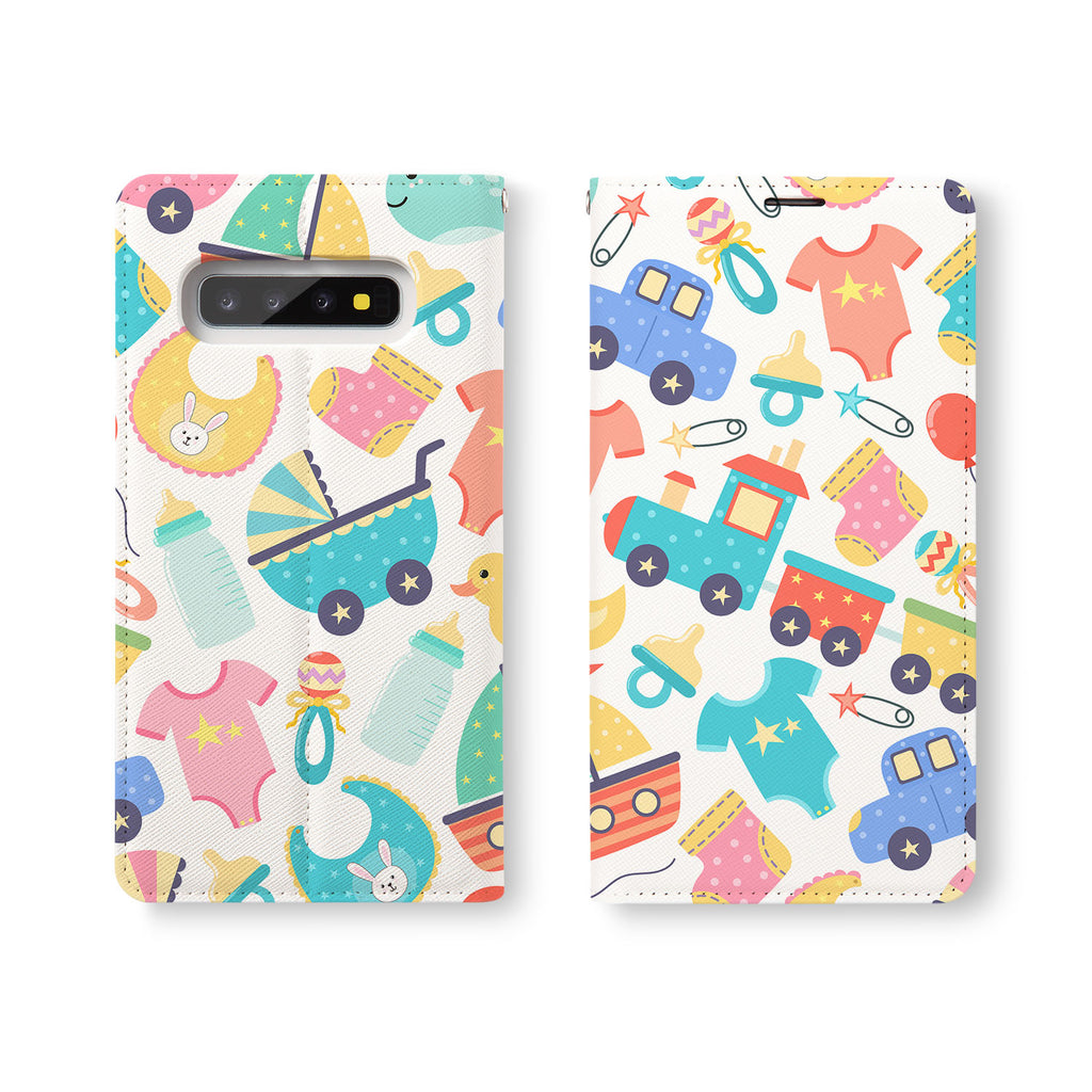 Personalized Samsung Galaxy Wallet Case with Baby desig marries a wallet with an Samsung case, combining two of your must-have items into one brilliant design Wallet Case. 