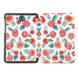 the whole printed area of Personalized Samsung Galaxy Tab Case with Rose design