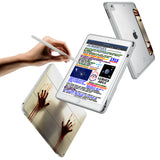Vista Case iPad Premium Case with Horror Design has trifold folio style designed for best tablet protection with the Magnetic flap to keep the folio closed.