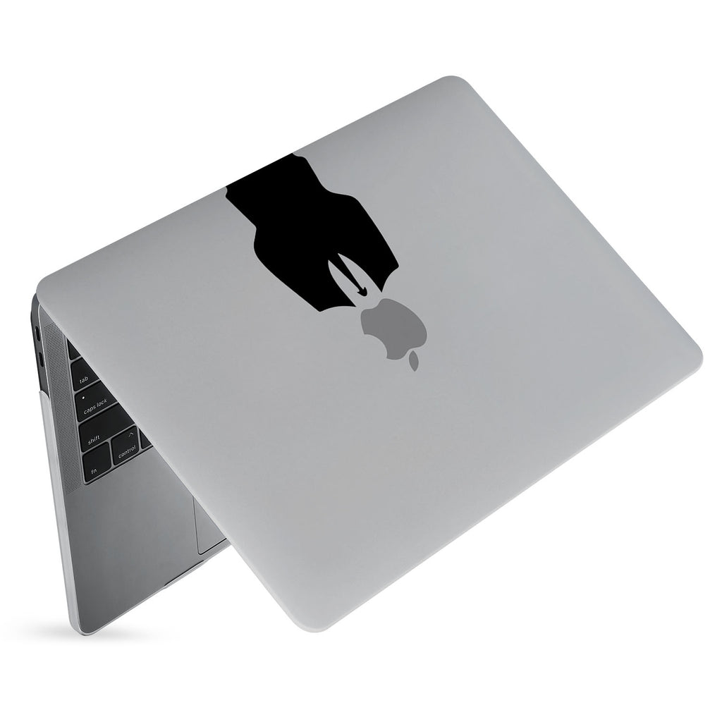 hardshell case with Apple Logo Fun 2 design has matte finish resists scratches