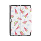 the back side of Personalized Microsoft Surface Pro and Go Case with Fruit Red design
