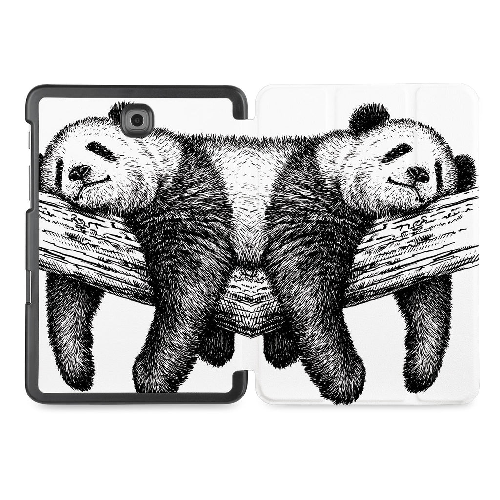the whole printed area of Personalized Samsung Galaxy Tab Case with Cute Animal design