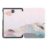 the whole printed area of Personalized Samsung Galaxy Tab Case with Marble Art design