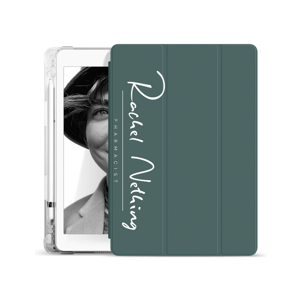 iPad SeeThru Case - Signature with Occupation 09